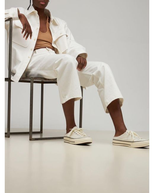 converse mules white