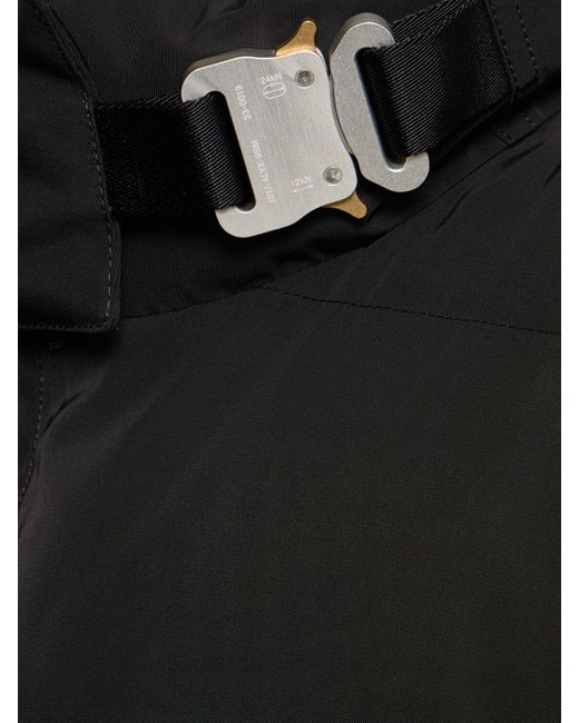 1017 ALYX 9SM Black Lightweight Buckle Puffer Vest for men