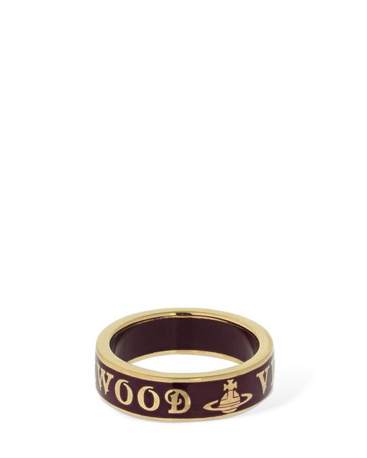 Vivienne Westwood Conduit Street Ring in Red | Lyst Canada