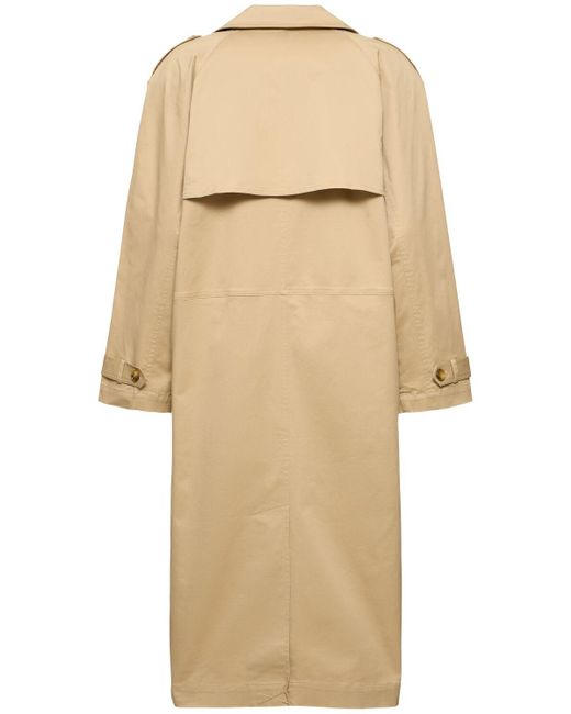 Designers Remix Natural Dylan Cotton Blend Trench Coat