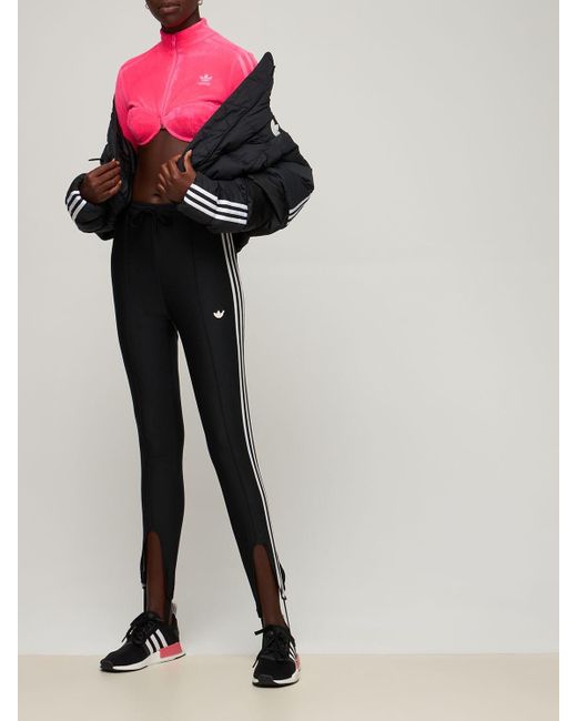 Adidas Originals Pink Energy By Jeremy Scott Crop Track Top