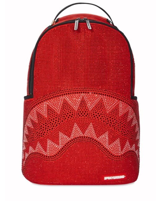 Sprayground Red Rouge Dlx Backpack for men