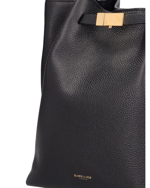 DeMellier London Black Handtasche Aus Narbleder "new York Bucket"