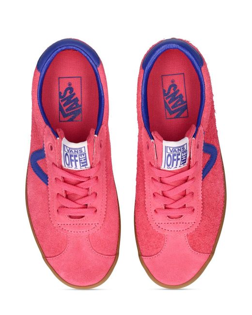 Sneakers sport low Vans de color Pink