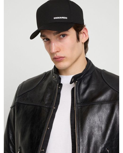 Uomo Cappello Baseball di DSquared² in Black da Uomo