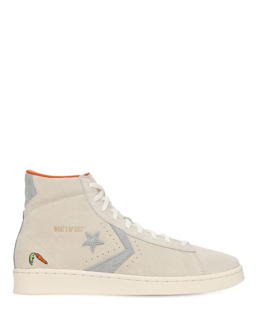 Converse Bugs Bunny Pro Leather Sneakers in Natural Ivory (White) - Lyst
