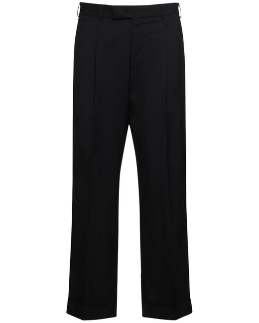 Pantalon en laine légère quindici PT Torino pour homme en coloris Black