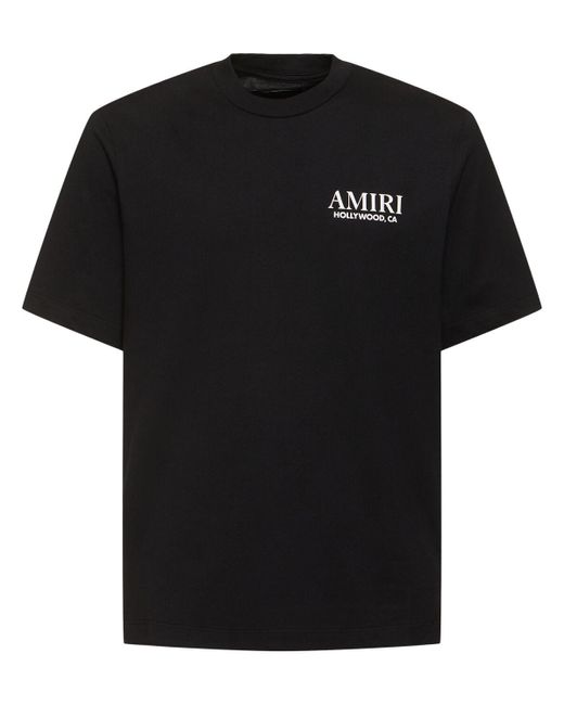 メンズ Amiri Bone コットンtシャツ Black
