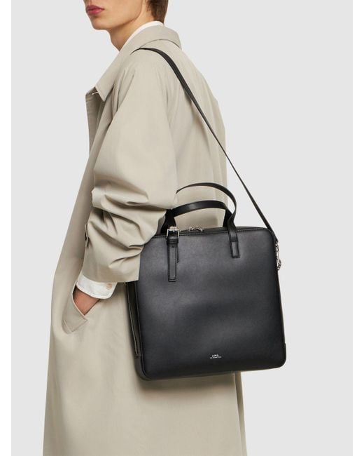 Faux leather deals work bag