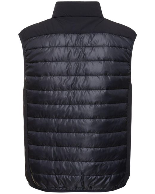 Aspesi Blue Lightweight Quilted Nylon Puffer Vest for men