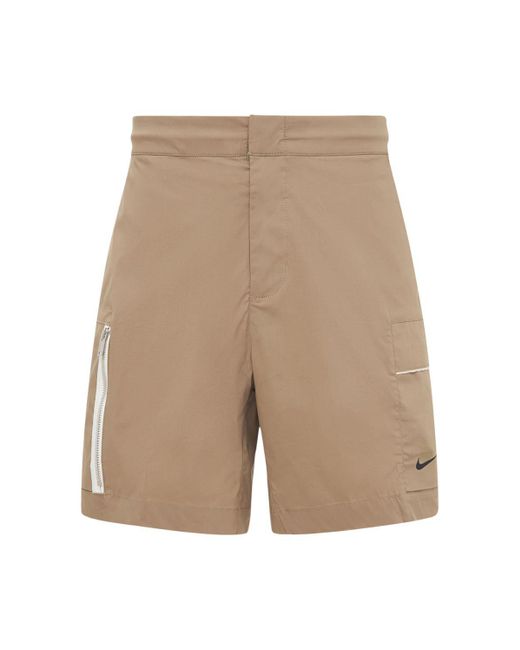 Nike Essentials Woven Utility Shorts in Natural for Men | Lyst UK