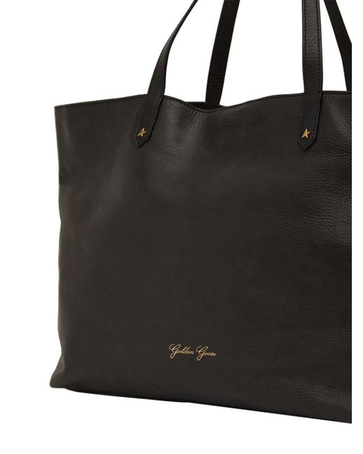 Golden Goose Deluxe Brand Black Golden Pasadena Leather Tote Bag