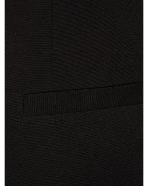 DUNST Black Cotton & Linen Vest