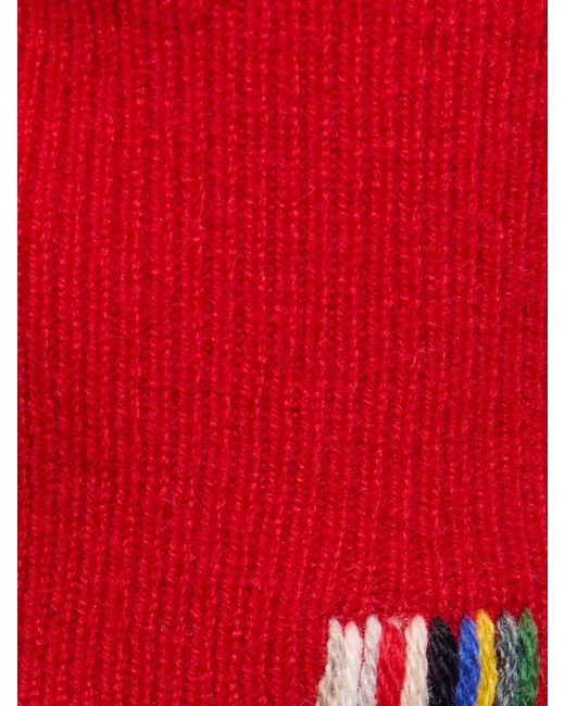 Extreme Cashmere Red Jill Cashmere Blend Turtleneck Sweater