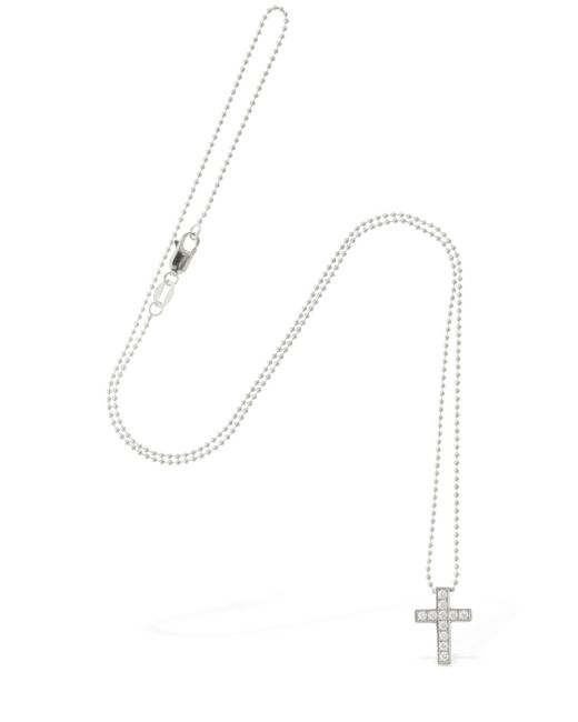 DSquared² Jesus Crystal Chain Necklace in Silver (Metallic) for Men - Lyst
