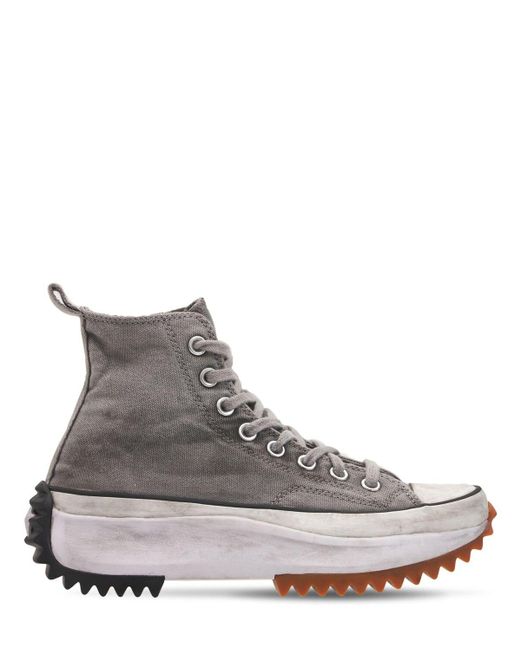 Converse Run Star Hike Ltd Sneakers in Grey Smoke (Gray) | Lyst
