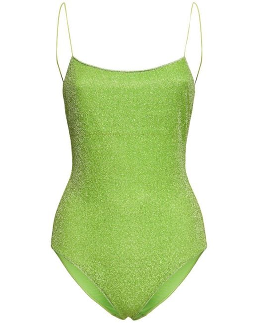 Oseree Green Lumière One Piece Swimsuit