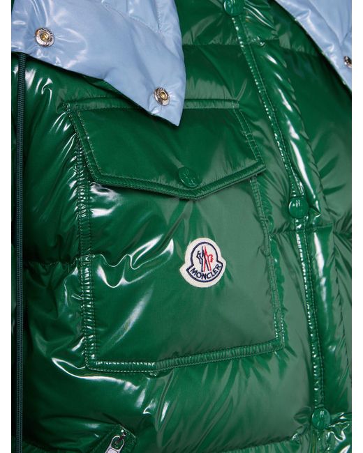 Moncler Green Karakorum Ripstop Down Jacket