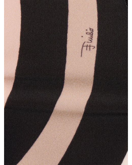 Emilio Pucci プリントライクラロゴブラトップ Black