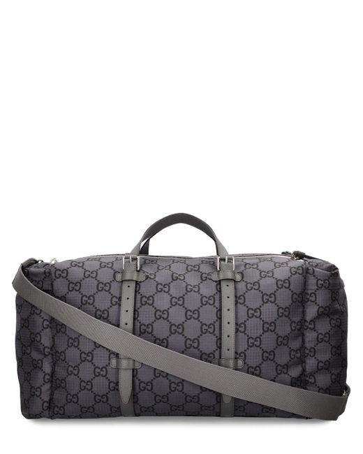 Gucci gg Ripstop Nylon Duffle Bag in Gray for Men Lyst
