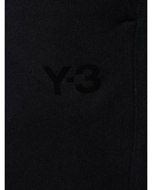 Pantaloni in felpa di Y-3 in Black da Uomo