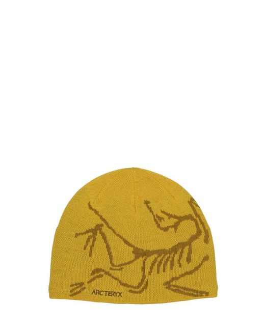 Arc'teryx Yellow Bird Logo Beanie for men