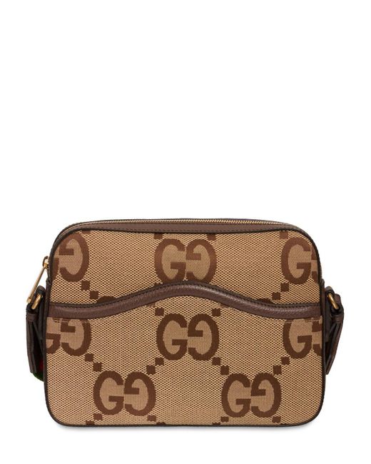 Gucci Brown Jumbo Gg Canvas Messenger Bag for men