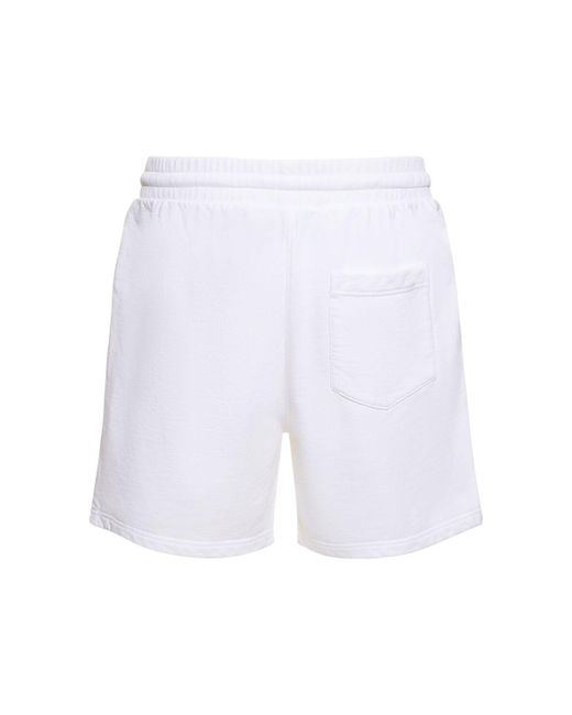 Casablancabrand White For The Peace Cotton Sweat Shorts for men