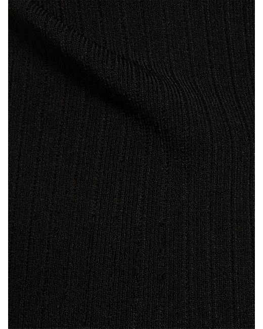 Vestido corto de punto Jacquemus de color Black