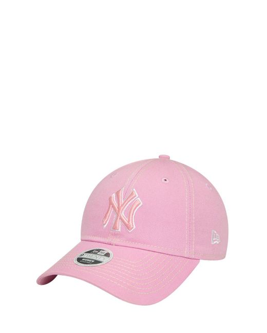 KTZ Ny Yankees Female Washed 9forty キャップ Pink