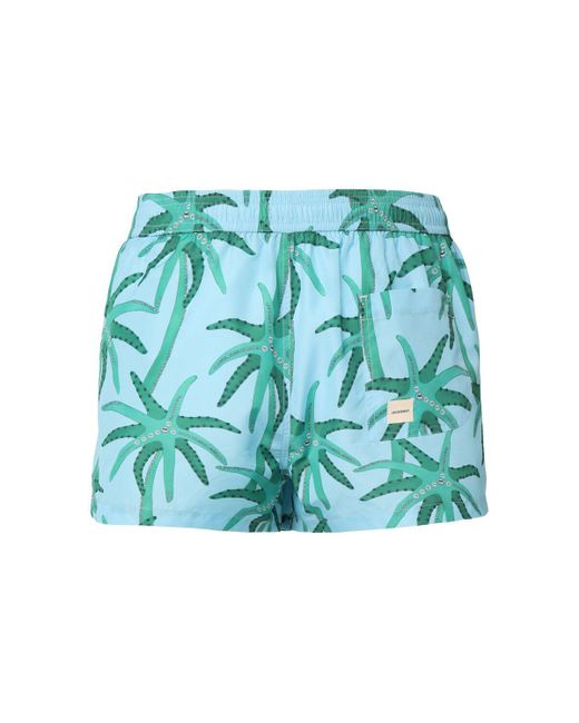 メンズ Jacquemus Le Maillot Puntini ナイロン水着 Blue