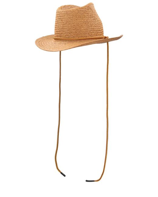 Borsalino White Jake Straw Papier Hat for men