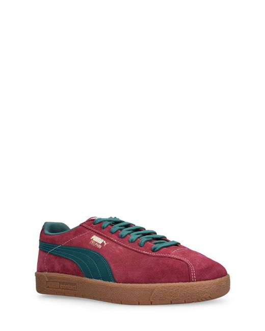 PUMA Delphin Suede Sneakers in Red | Lyst Canada