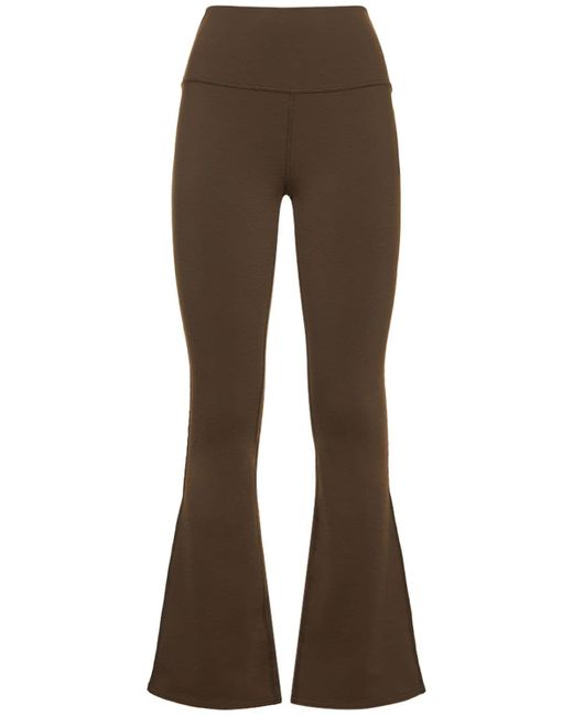 Alo Yoga Airbrush High Waist 7/ Bootcut leggings in Brown