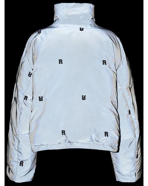 Giacca imbottita trapuntata con logo di ROTATE BIRGER CHRISTENSEN in Gray