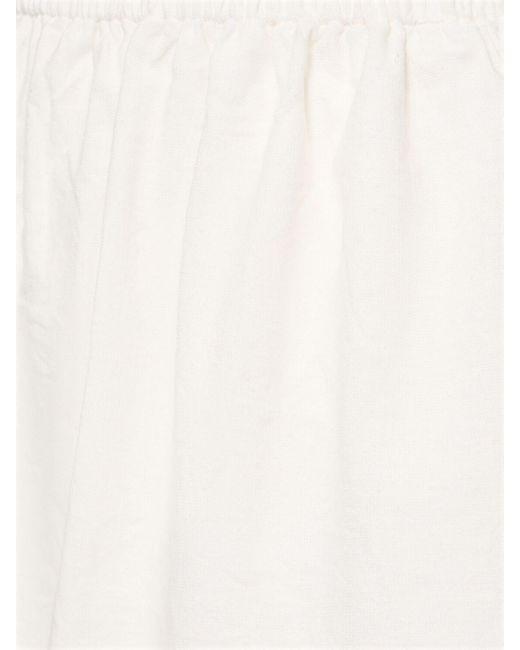 Minigonna layla in misto cotone di Designers Remix in White