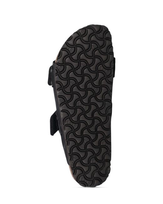 Birkenstock Black Uji Nubuck Shine Sandals