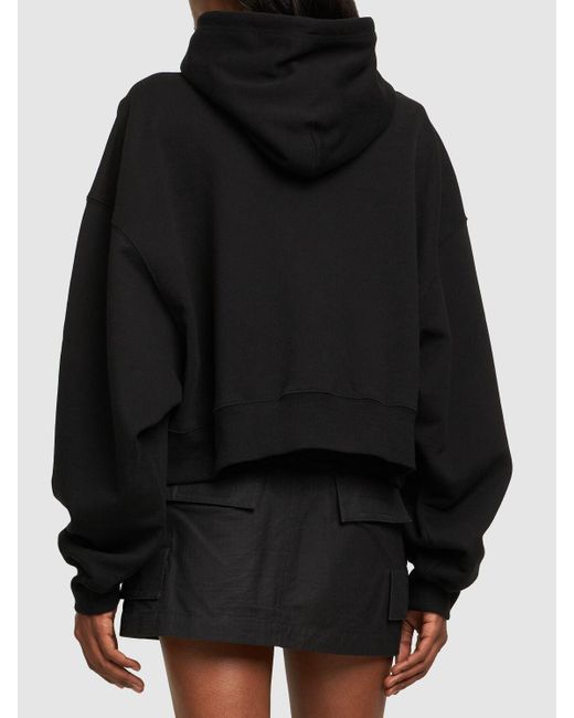 Sudadera oversize de algodón Wardrobe NYC de color Black