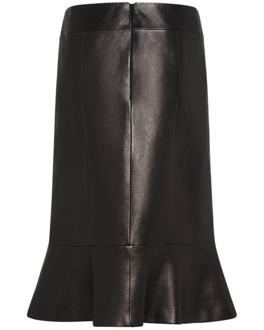 Khaite Black Lederrock "francine"