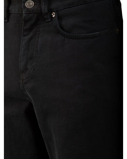 Jeans flared in denim di cotone di Balenciaga in Black da Uomo