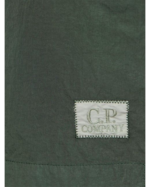 Short de bain en chrome écologique r C P Company pour homme en coloris Green