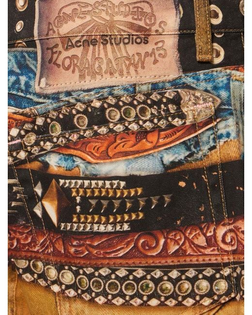 【関税込み】Acne Studios オレンジ Stacked Belts ジーンズ Orange Stacked Belts Jeans by Acne Studios on Sale
