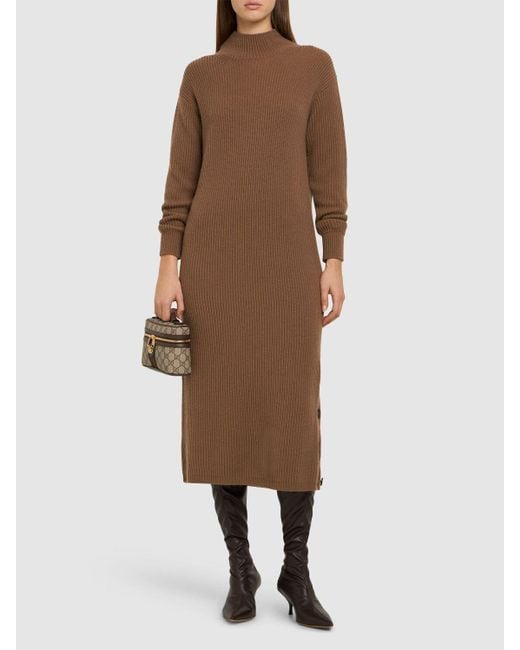 Max Mara Vincita ニットドレス ブラウン | Lyst