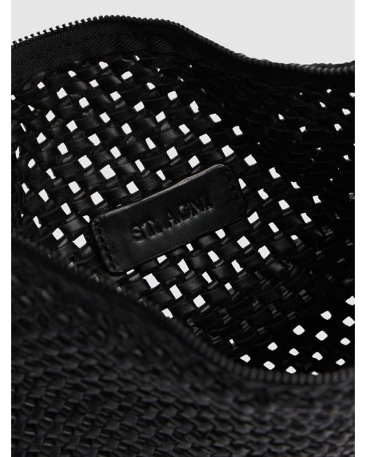 Borsa in pelle macramé di St. Agni in Black