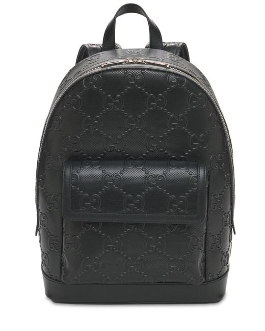 gucci monogram backpack