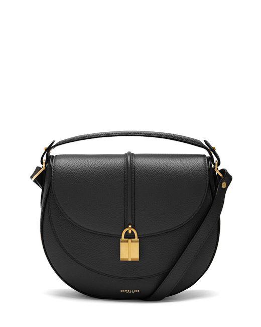 DeMellier London Black Damen Kleine Schultertasche Aus Leder „Siena“