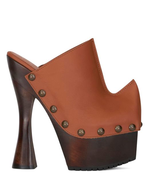 women's high heel clogs