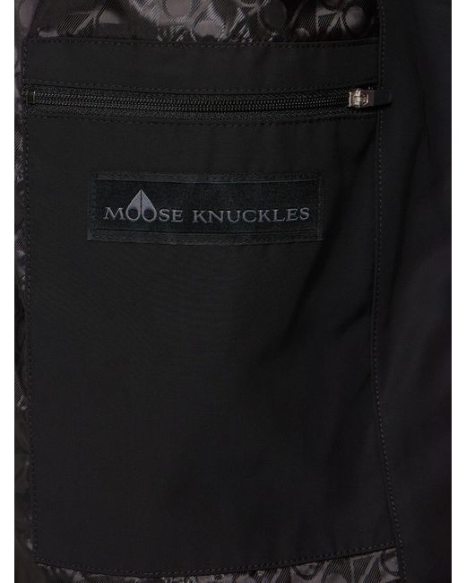 メンズ Moose Knuckles Charlesbourg ジャケット Black