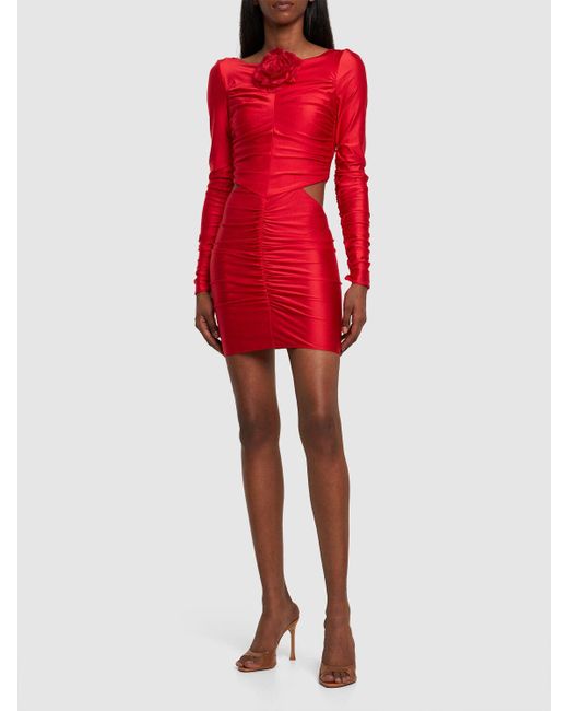 GIUSEPPE DI MORABITO Red Minikleid Aus Stretch-jersey
