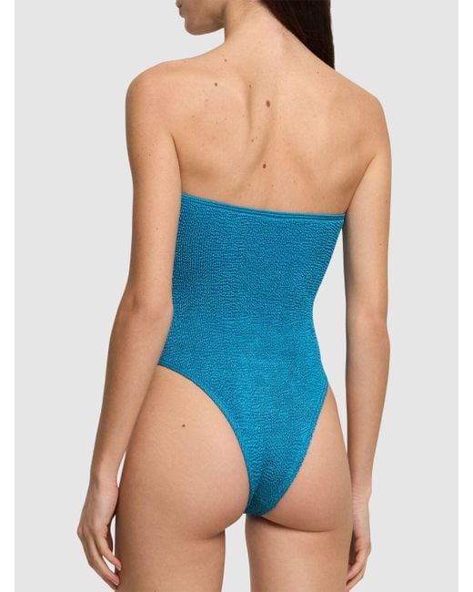 Lana one piece swimsuit di Bondeye in Blue